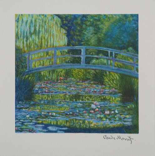 Giverny, Le bassin aux nymphéas, Lithographie signée di Claude Monet, Stampa in vendita su Singulart