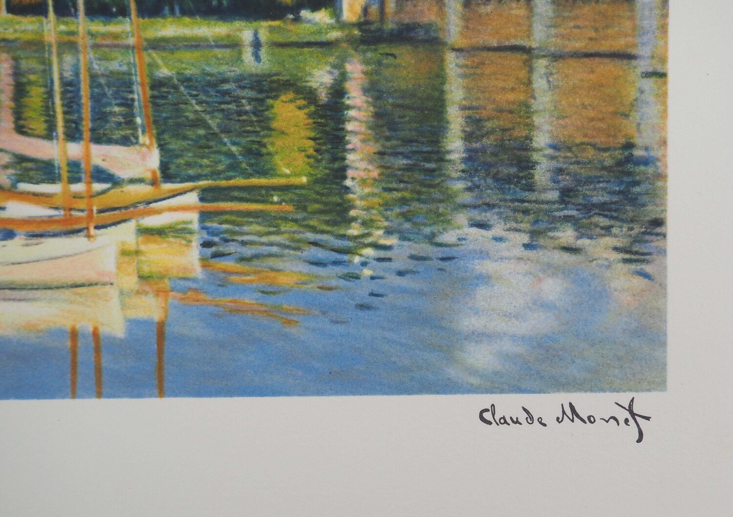 Voiliers Claude Monet Stampa in vendita