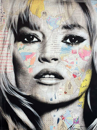Kate Moss di André Monet​, Altri media in vendita su Singulart