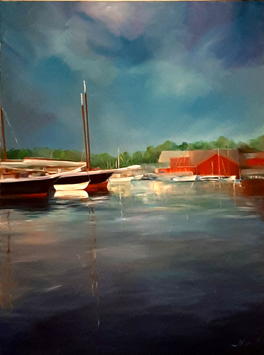 Afternoon Light di Joanne Parent, Pittura in vendita su Singulart