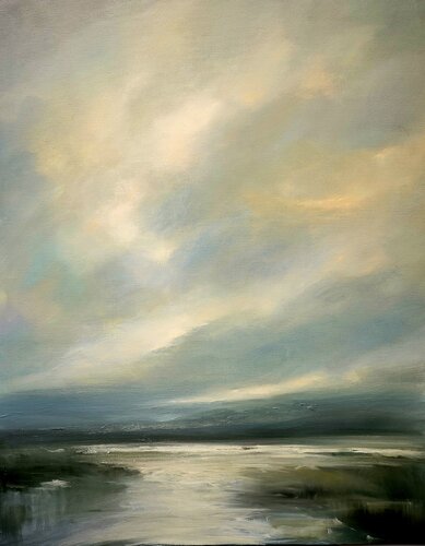 With the Tide van Joanne Parent, Schilderij te koop op Singulart