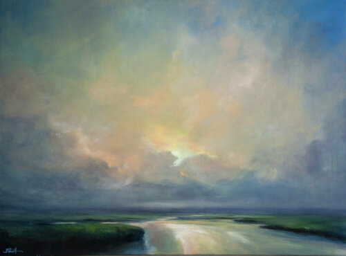 Marsh Light by Joanne Parent, 회화 for Sale on Singulart
