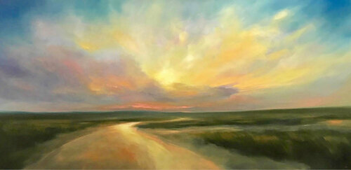 Salt Marsh Flow di Joanne Parent, Pittura in vendita su Singulart