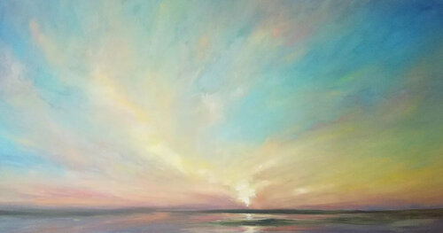 Softening of the Dawn di Joanne Parent, Pittura in vendita su Singulart