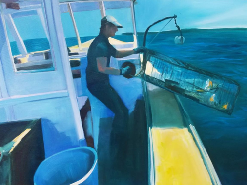 Haulin Traps di Joanne Parent, Pittura in vendita su Singulart