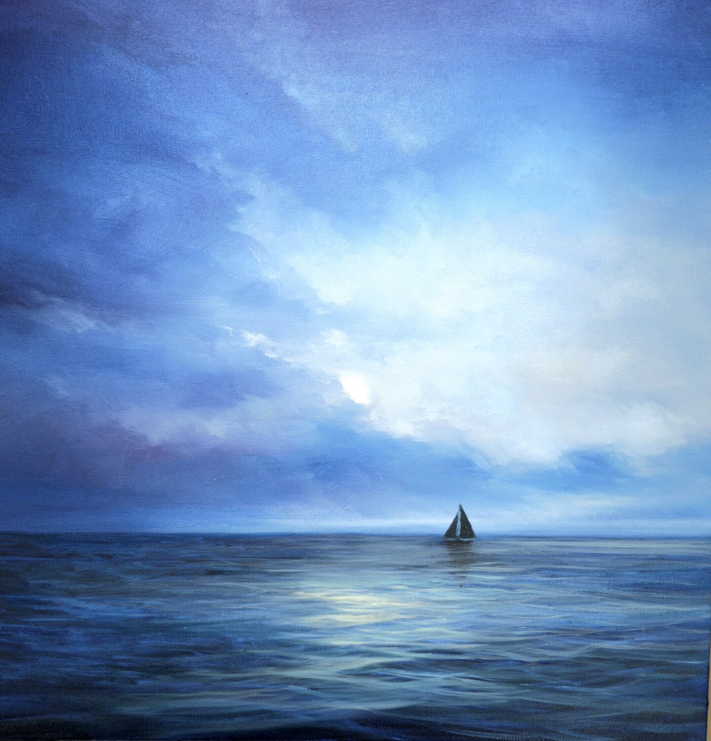 Night Sail Joanne Parent Original painting for sale
