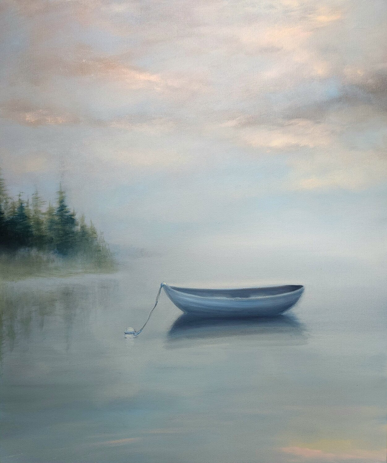 Solitude Joanne Parent Original painting for sale