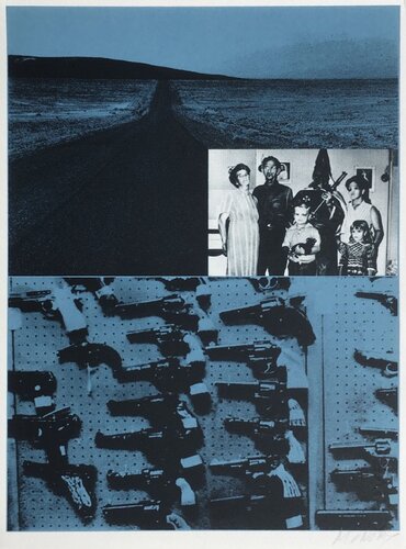 Bicentenaire kit - USA 76 - 20 von Jacques Monory, Druck kaufen auf Singulart