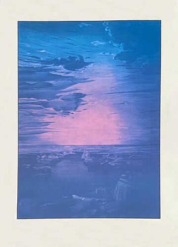 Paysage polaire von Jacques Monory, Druck kaufen auf Singulart
