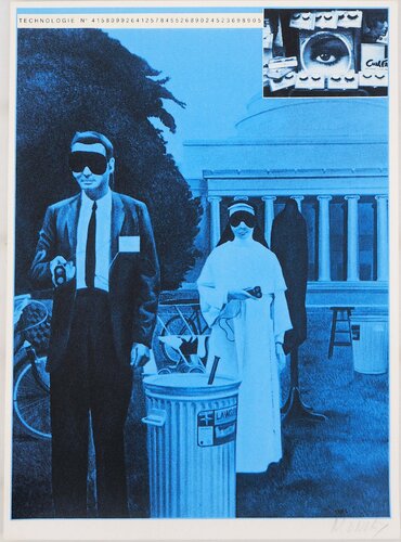 Big Brother by Jacques Monory, 版画 for Sale on Singulart