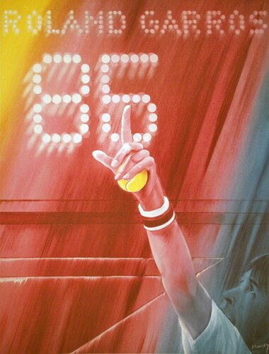 Roland Garros French Open von Jacques Monory, Druck kaufen auf Singulart