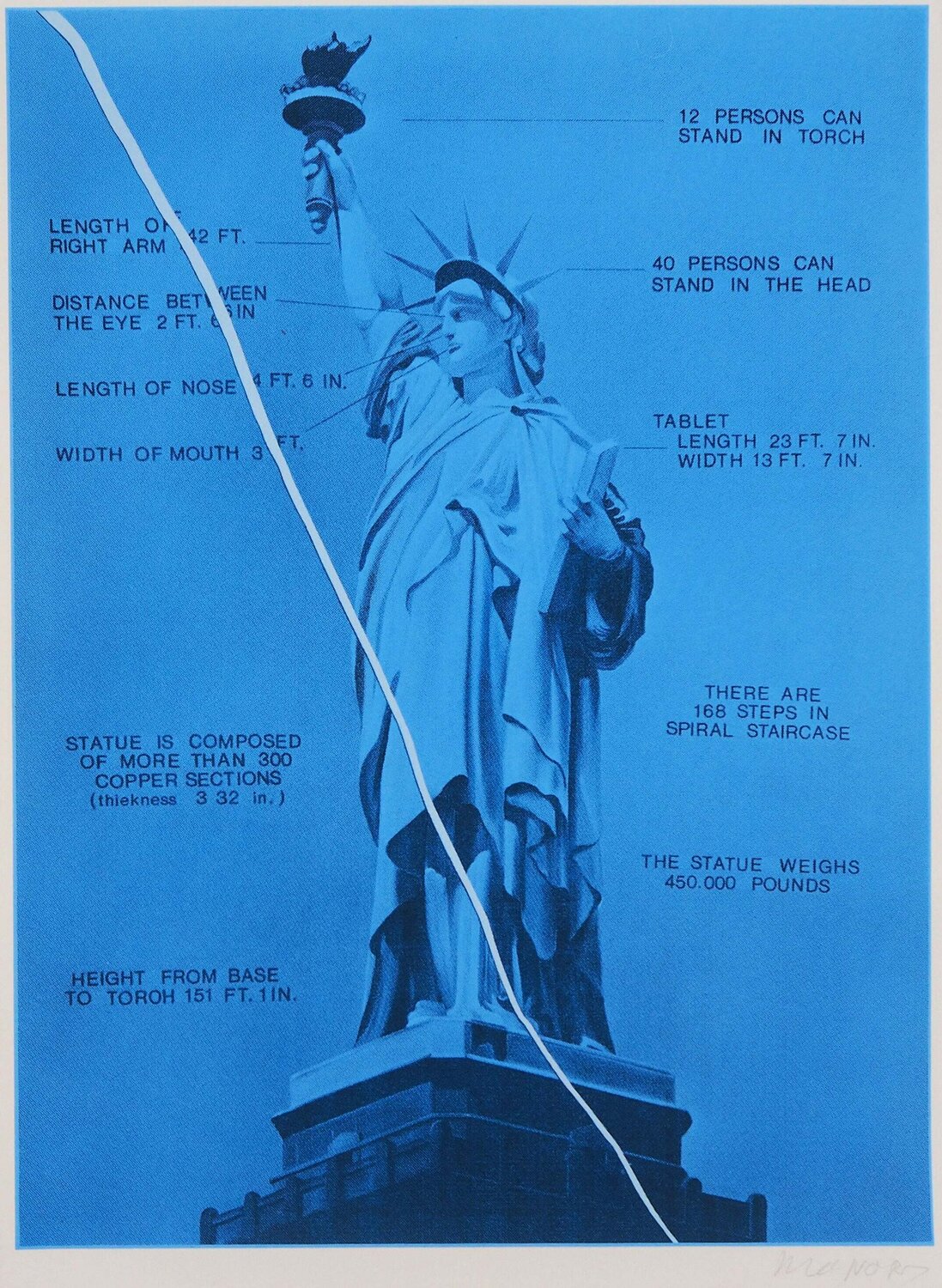 Statue de la Liberté Jacques Monory Édition à vendre