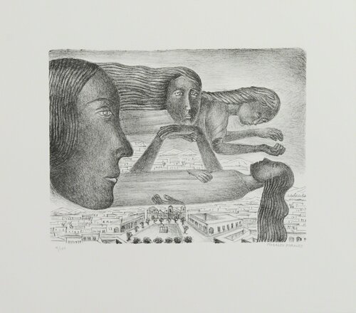 Pueblo de Mujeres van Rodolfo Morales, Afdruk te koop op Singulart