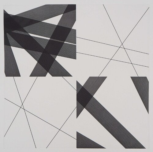 Abstraction géométrique by François Morellet, Print for Sale on Singulart
