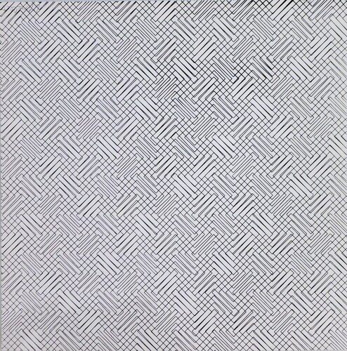 2 trames de chevrons-positif by François Morellet, 版画 for Sale on Singulart