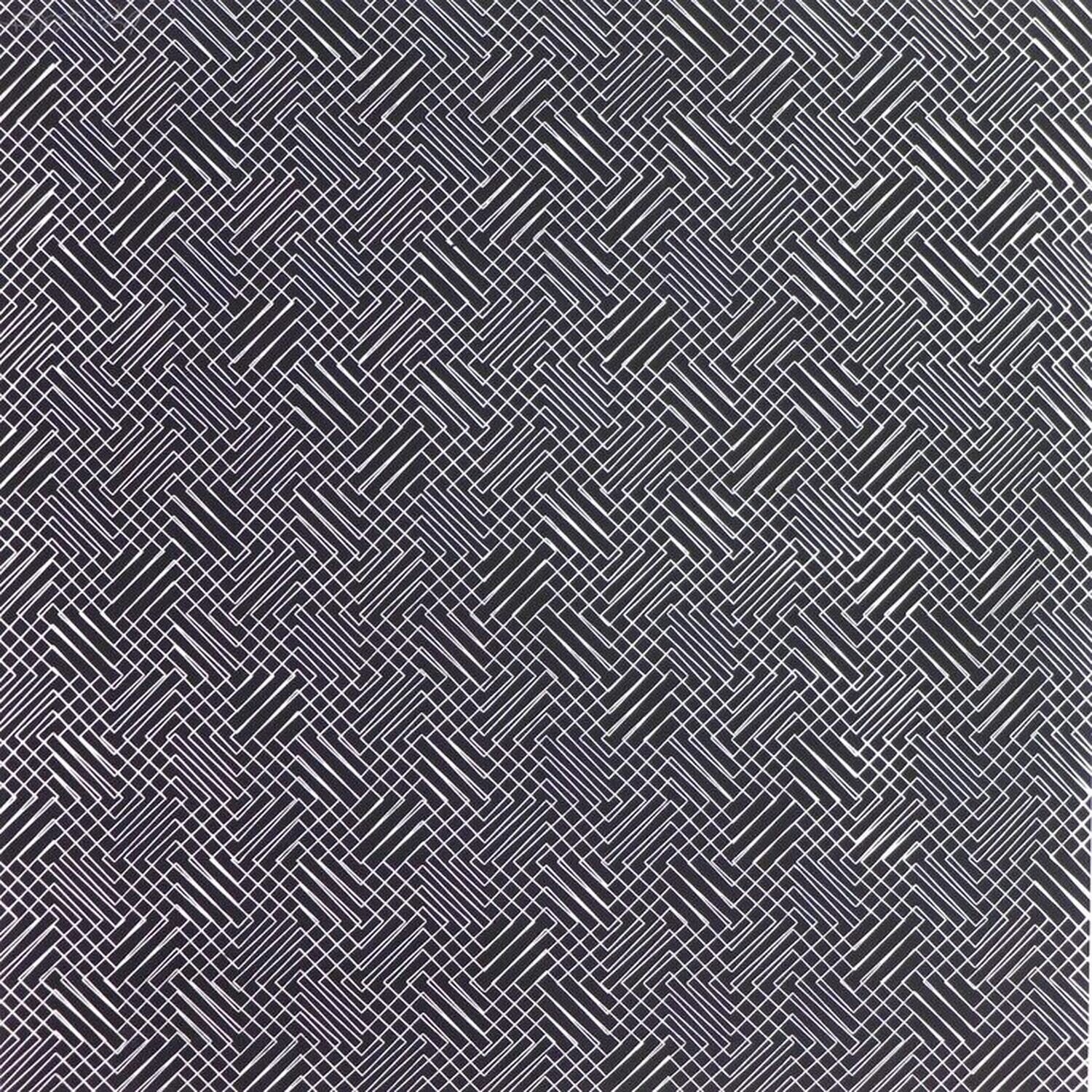 2 trames de chevrons-négatif François Morellet Stampa in vendita