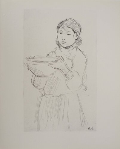 Jeune-fille au pot de terre di Berthe Morisot, Stampa in vendita su Singulart