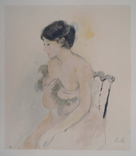 Jeune femme décolletée Berthe Morisot