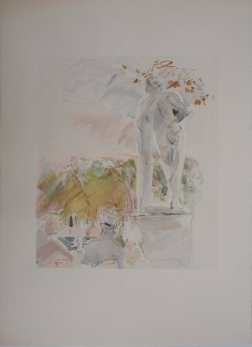 Sculptures au Au Jardin des Tuileries by Berthe Morisot, Print for Sale on Singulart