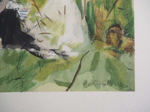Le goûter en forêt van Berthe Morisot, Afdruk te koop op Singulart