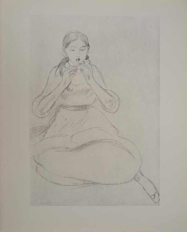 Jeune fille au sifflet Berthe Morisot