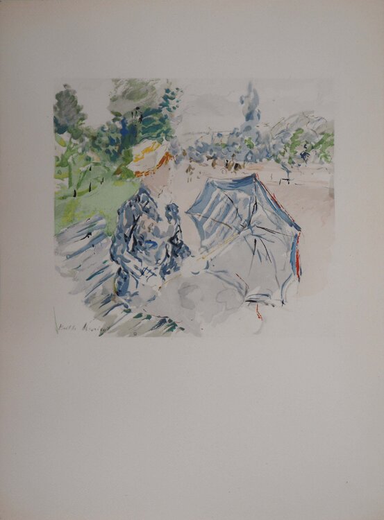 Jeune femme à l'ombrelle Berthe Morisot