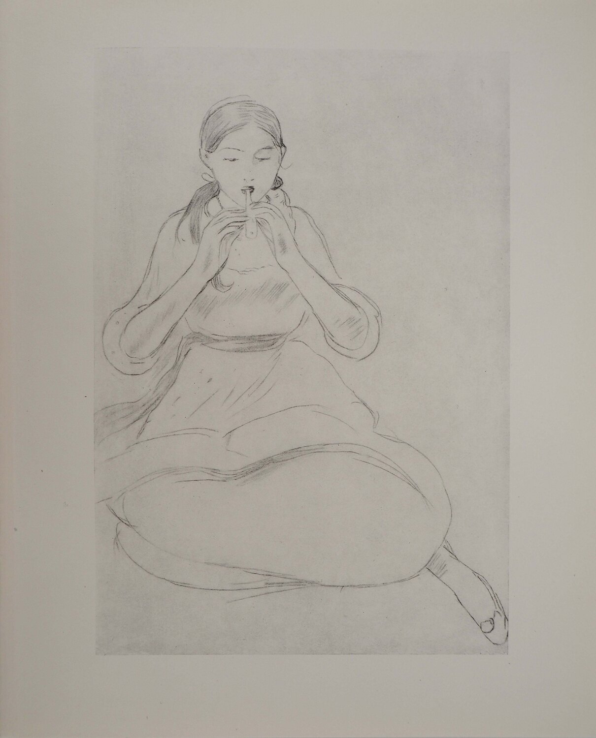 Jeune fille au sifflet Berthe Morisot