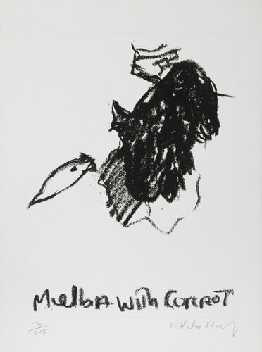 Melba with Carrot von Malcolm Morley, Druck kaufen auf Singulart
