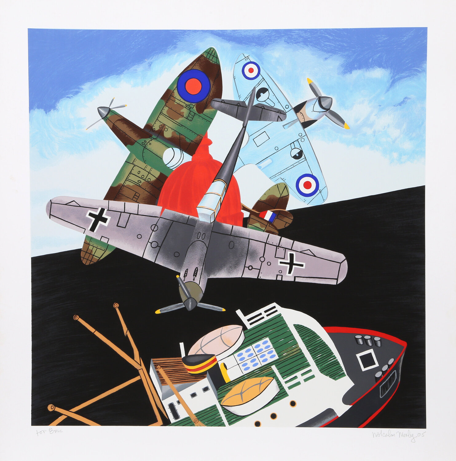 Battle of Britain Malcolm Morley Stampa in vendita