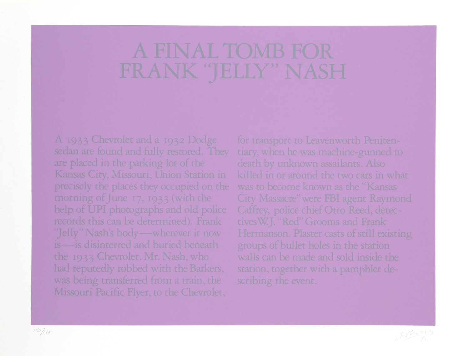  A Final Tomb for Frank "Jelly" Nash Robert Morris