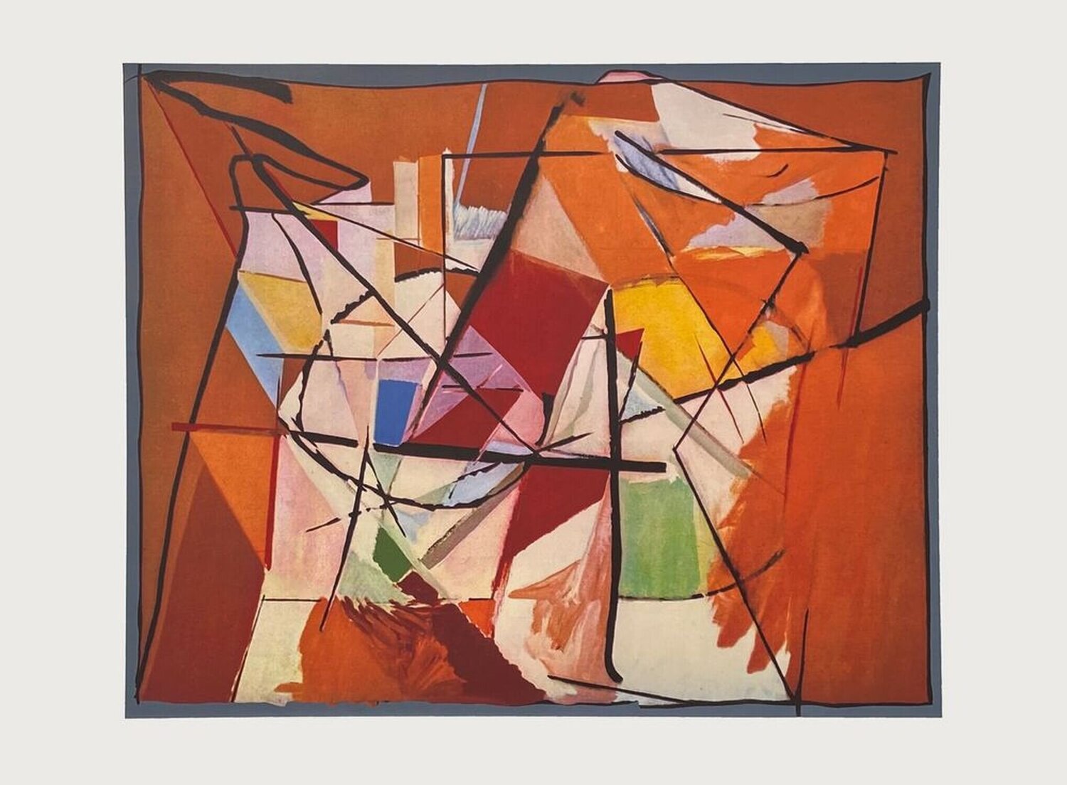 Composition 1947 Richard Mortensen Stampa in vendita