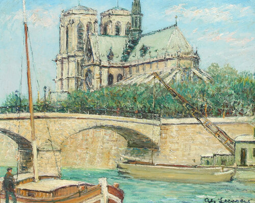 Notre Dame by Alphonse Mucha, Painting for Sale on Singulart
