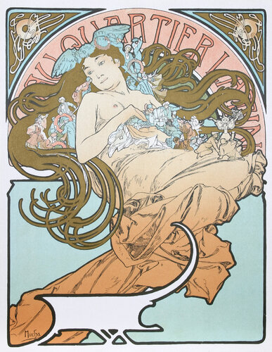 Au Quartier Latin, 12 by Alphonse Mucha, Print for Sale on Singulart