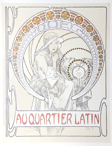 Au Quartier Latin by Alphonse Mucha, 인쇄 for Sale on Singulart