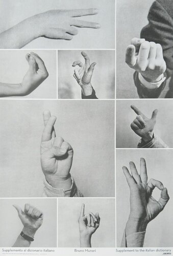 Supplemento al dizionario italiano by Bruno Munari, Print for Sale on Singulart