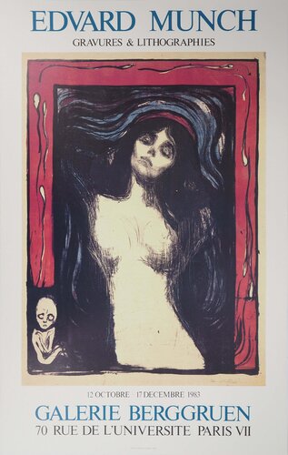 Madone di Edvard Munch, Stampa in vendita su Singulart