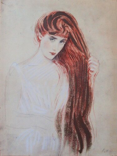 Femme rousse van Edvard Munch, Afdruk te koop op Singulart