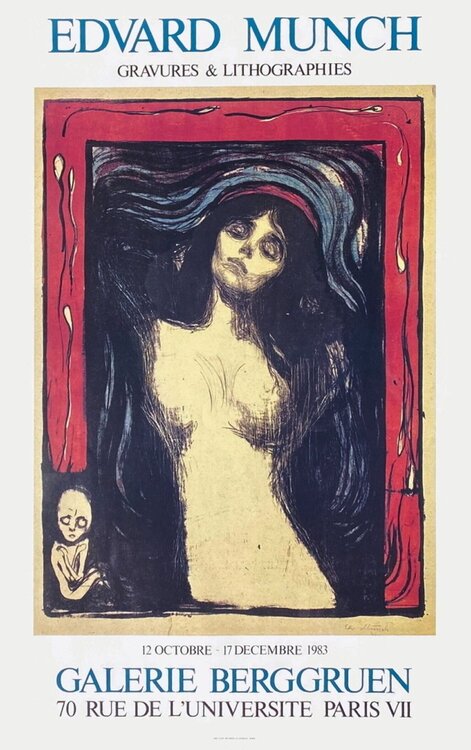 Expo 83 - Galerie Berggruen Edvard Munch