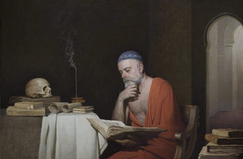 Ibn Jaldun van Guillermo Muñoz Vera, Schilderij te koop op Singulart