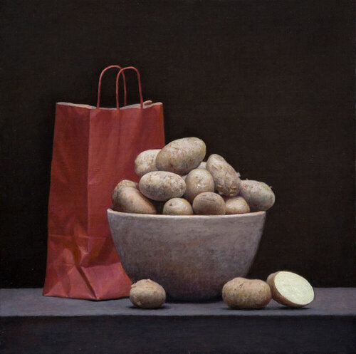 Potatoes van Guillermo Muñoz Vera, Schilderij te koop op Singulart