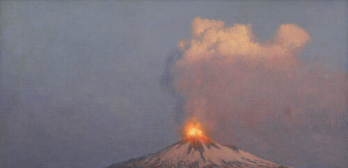 Llaima Volcano van Guillermo Muñoz Vera, Schilderij te koop op Singulart
