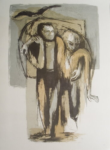 Ahab and Starbuck Portrait - by Benton Murdoch Spruance, Print for Sale on Singulart