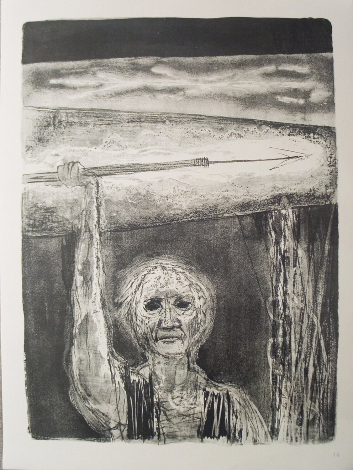  The Burning Harpoon - 1968 Lithograph Benton Murdoch Spruance