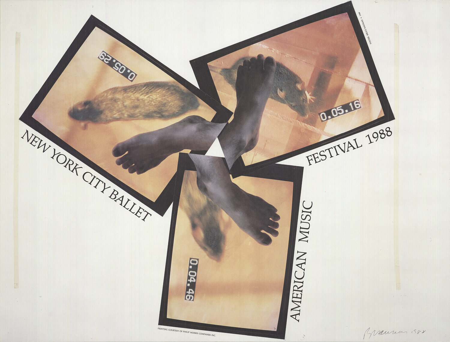 New York City Ballet Bruce Nauman Druck zu verkaufen