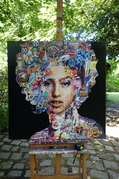 Pop Art Face 6 Wojtek Babski