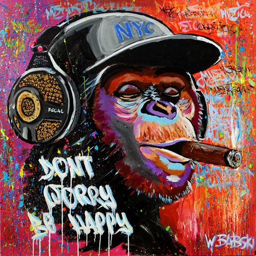 Don't Worry van Wojtek Babski, Schilderij te koop op Singulart