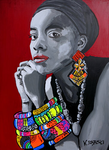The Look van Wojtek Babski, Schilderij te koop op Singulart