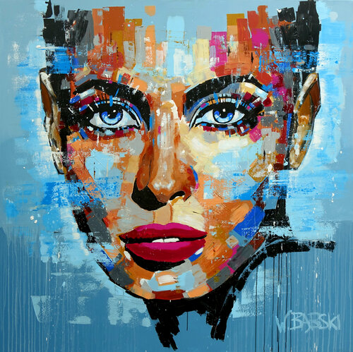 Face 48 van Wojtek Babski, Schilderij te koop op Singulart