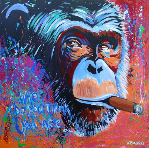 Who Do You Think You Are van Wojtek Babski, Schilderij te koop op Singulart
