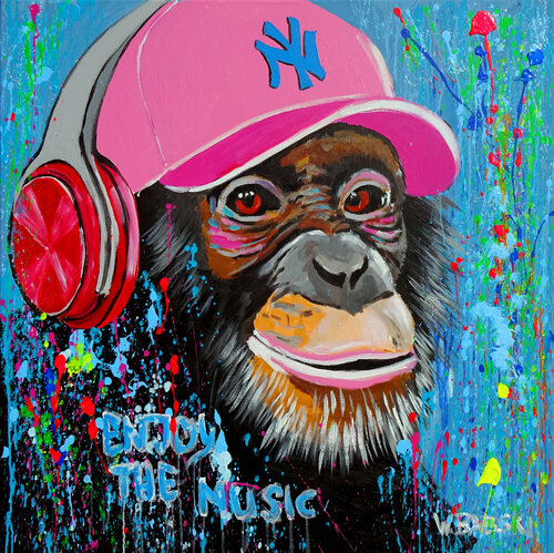 Enjoy the Music van Wojtek Babski, Schilderij te koop op Singulart
